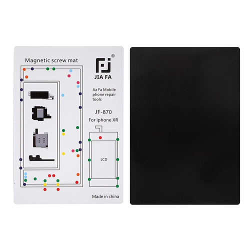 JF-870 Magnetic Screw Mat Screw Organizer Pad for iPhone XR - 1