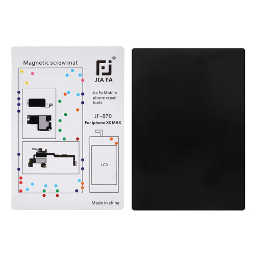 JF-870 Magnetic Screw Mat Screw Work Pad for iPhone XS Max - 1