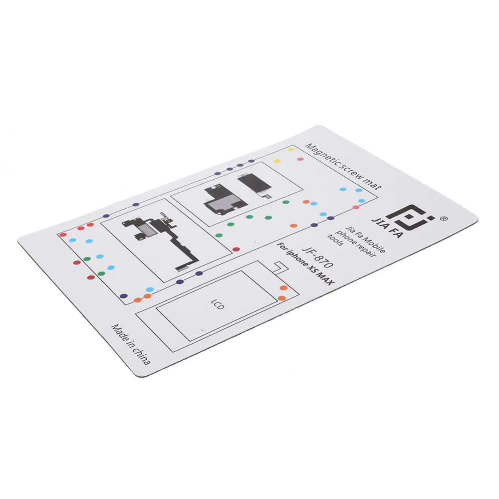 JF-870 Magnetic Screw Mat Screw Work Pad for iPhone XS Max - 3
