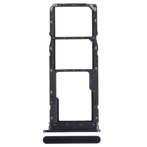 For Samsung Galaxy A05 4G A055 OEM Dual SIM Card + SD Card Tray Holder Replacement Part (Without Logo) - Black - 1