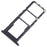 For Samsung Galaxy A05s 4G A057 OEM Dual SIM Card + SD Card Tray Holder Replacement Part (Without Logo) - Black - 2