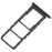 For Samsung Galaxy A05s 4G A057 OEM Dual SIM Card + SD Card Tray Holder Replacement Part (Without Logo) - Black - 3