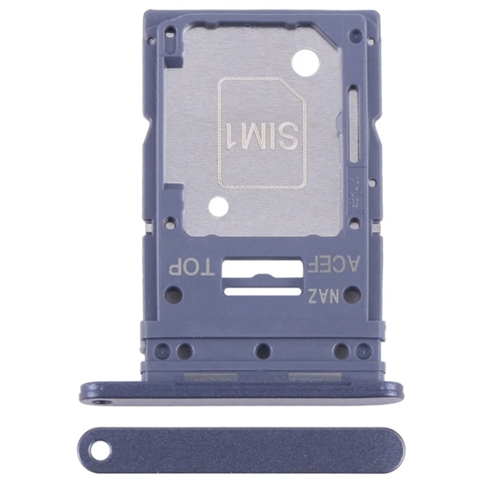 For Samsung Galaxy A35 5G A356 OEM Dual SIM Card + SD Card Tray Holder Replacement Part (Without Logo) - Navy - 1