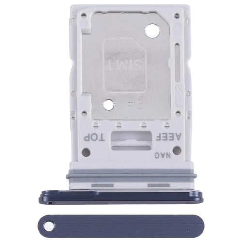 For Samsung Galaxy A55 5G A556 OEM Dual SIM Card + SD Card Tray Holder Replacement Part (Without Logo) - Navy Blue - 1