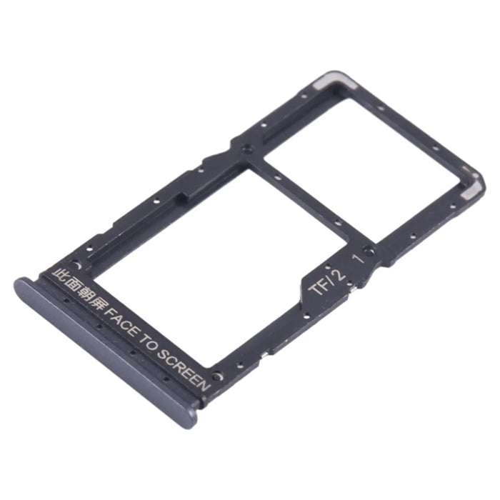 For Xiaomi Poco X5 5G / Redmi Note 12 5G (Global) SIM Card + TF Card Tray Holder Replacement Part (Without Logo) - Black - 2