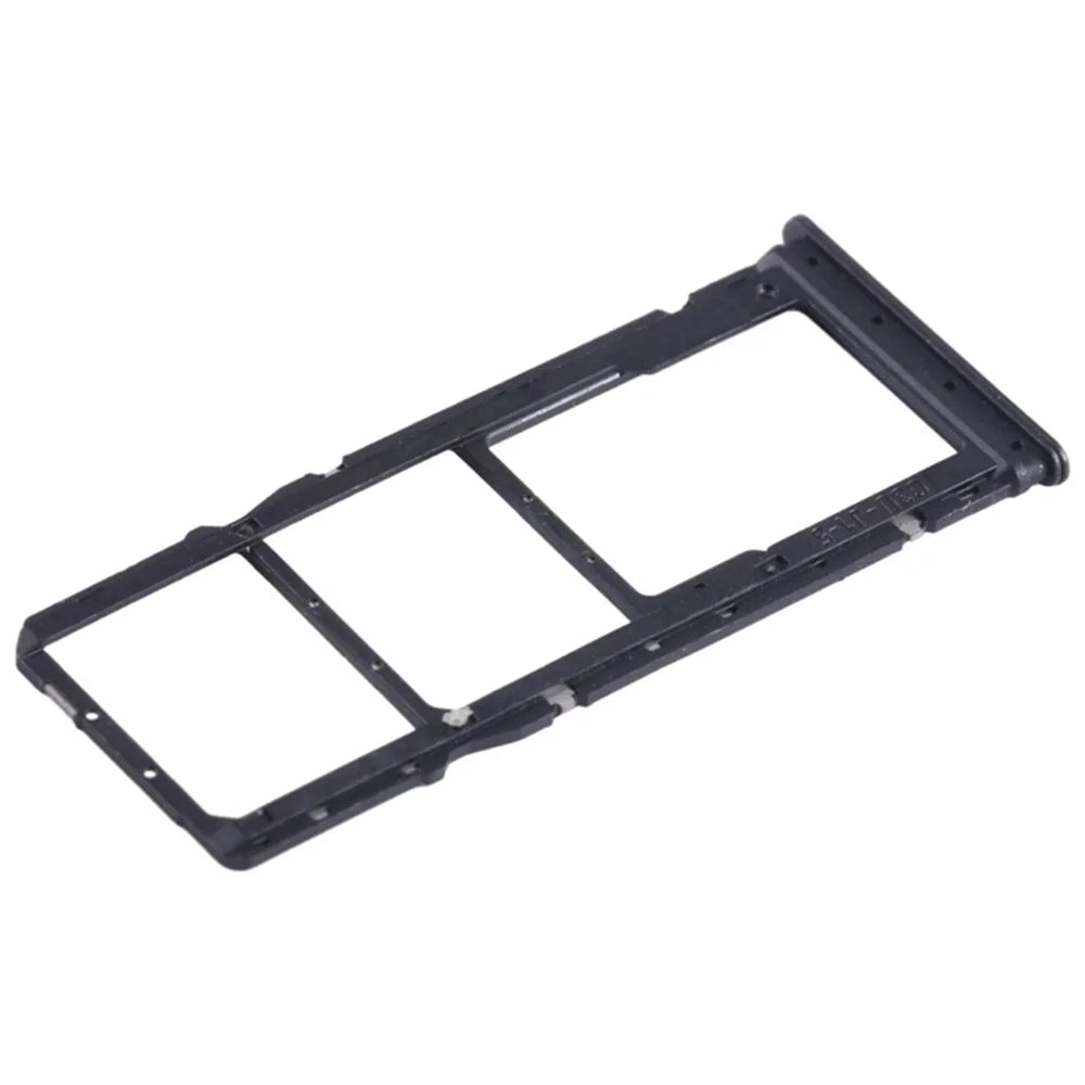 For Xiaomi Redmi 13C 5G / 4G / 13R 5G / Poco C65 4G Dual SIM Card + TF Card Tray Holder Replacement Part (Without Logo) - Black - 3