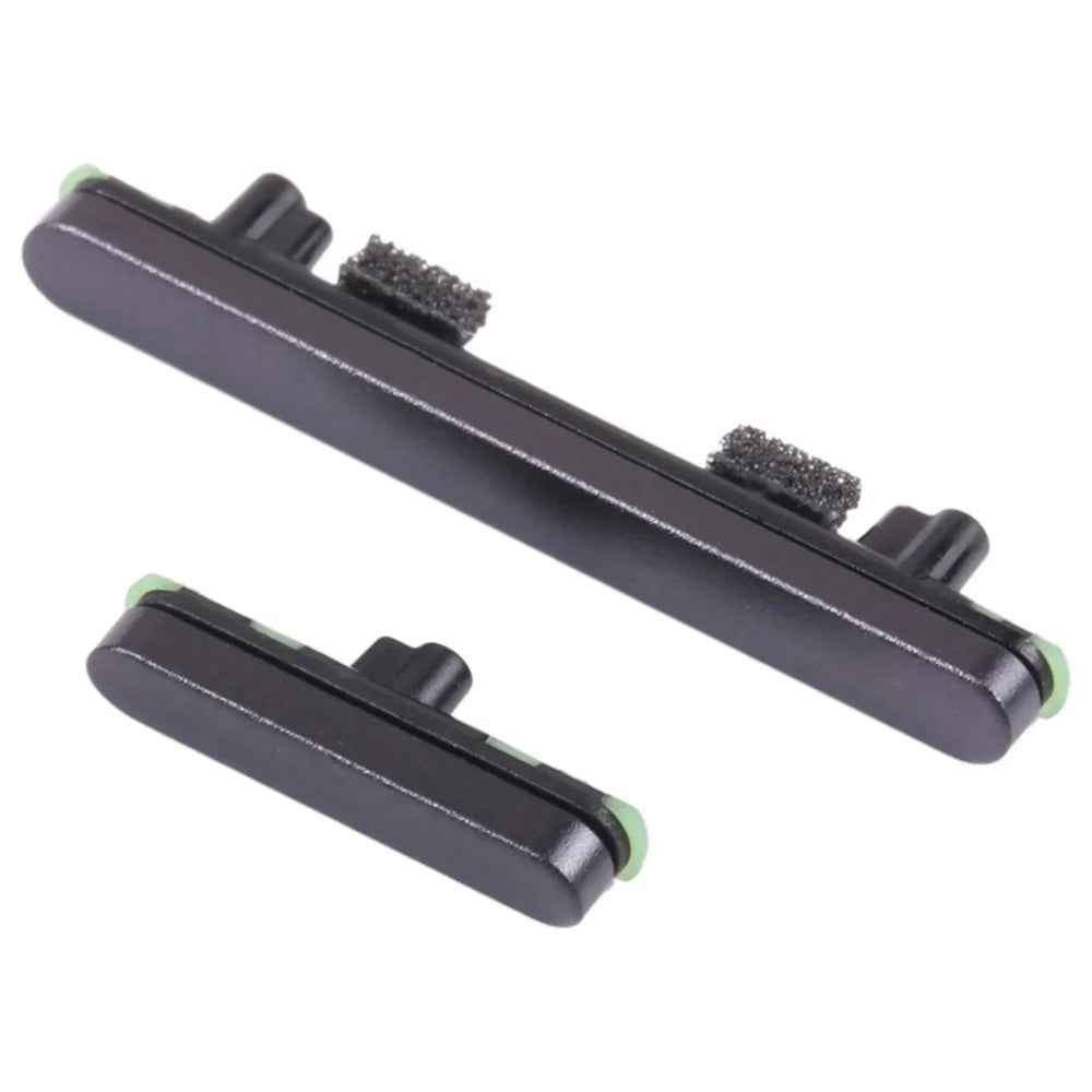 For Google Pixel 7 Pro 5G GP4BC, GE2AE OEM Side Buttons Set (Mute+Power+Volume Buttons) (Without Logo) - Black - 1