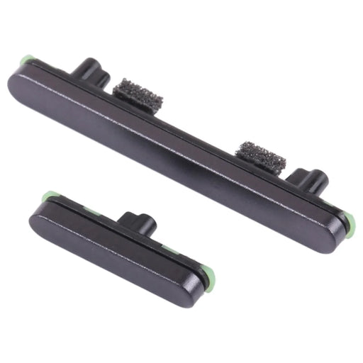 For Google Pixel 7 Pro 5G GP4BC, GE2AE OEM Side Buttons Set (Mute+Power+Volume Buttons) (Without Logo) - Black - 1
