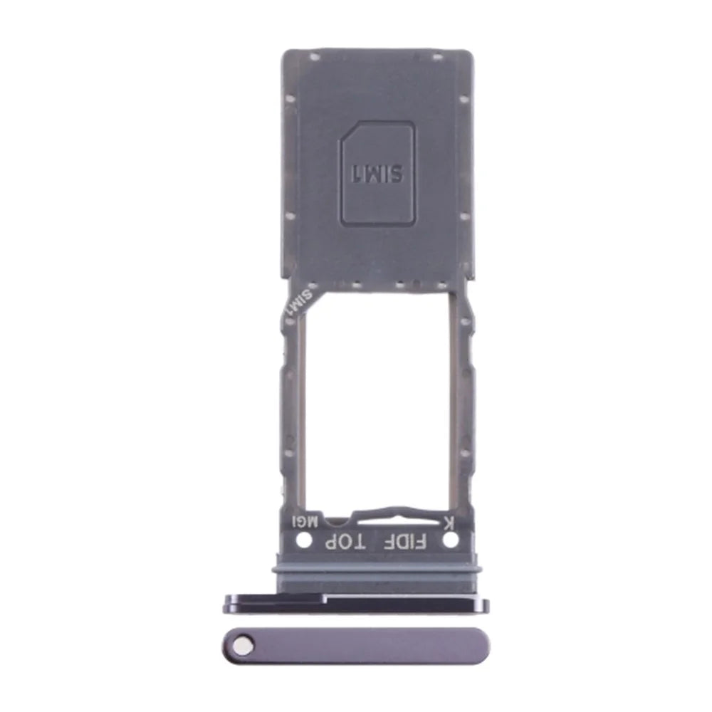 For Samsung Galaxy Z Fold5 5G F946 OEM SIM Card + SD Card Tray Holder Replacement Part (Without Logo) - Black - 1