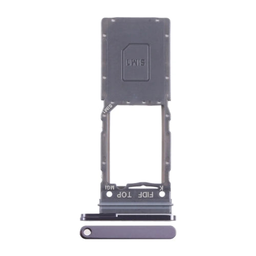 For Samsung Galaxy Z Fold5 5G F946 OEM SIM Card + SD Card Tray Holder Replacement Part (Without Logo) - Black - 1
