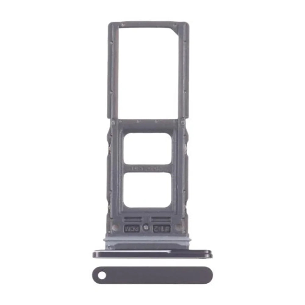 For Samsung Galaxy Z Fold6 5G F956 OEM SIM Card + SD Card Tray Holder Replacement Part (Without Logo) - Black - 1