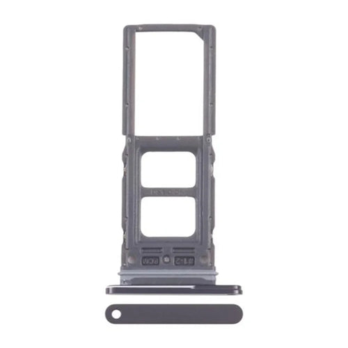 For Samsung Galaxy Z Fold6 5G F956 OEM SIM Card + SD Card Tray Holder Replacement Part (Without Logo) - Black - 1