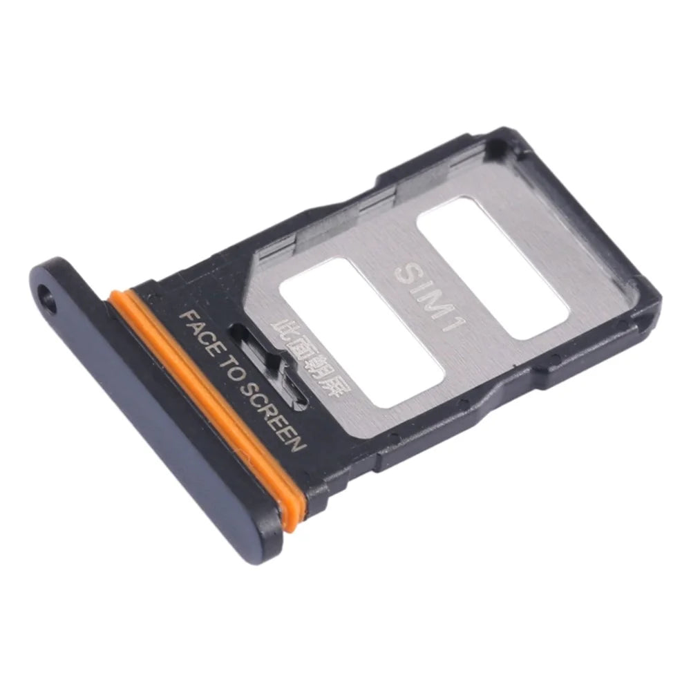 For Xiaomi 13 Lite Dual SIM Card Tray Holder Replacement Part (Without Logo) - Black - 2