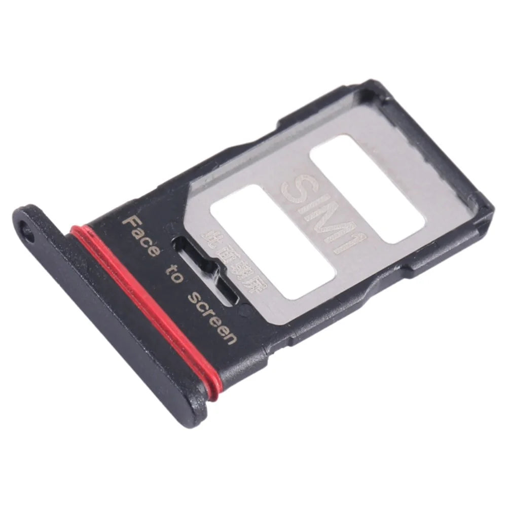 For Xiaomi Redmi K60 5G / K60 Pro 5G Dual SIM Card Tray Holder Replacement Part (Without Logo) - Black - 2