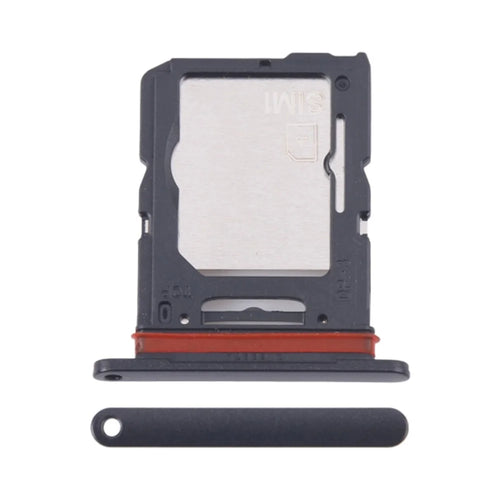 For Samsung Galaxy M55 5G M556 OEM SIM Tray Holder Replacement (Without Logo) - Black - 1