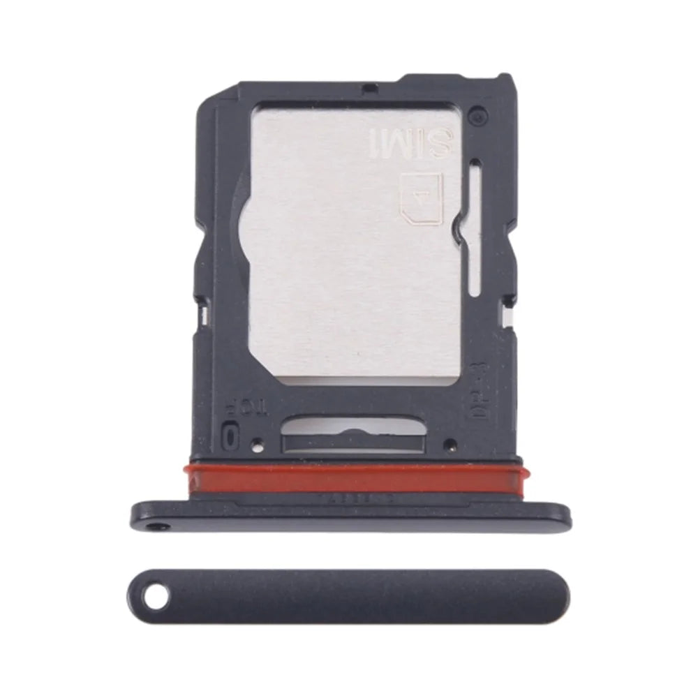 For Samsung Galaxy M55 5G M556 OEM SIM Tray Holder Replacement (Without Logo) - Black - 1
