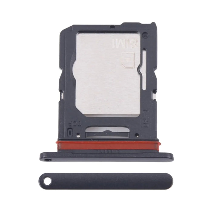 For Samsung Galaxy M55 5G M556 OEM SIM Tray Holder Replacement (Without Logo) - Black - 1