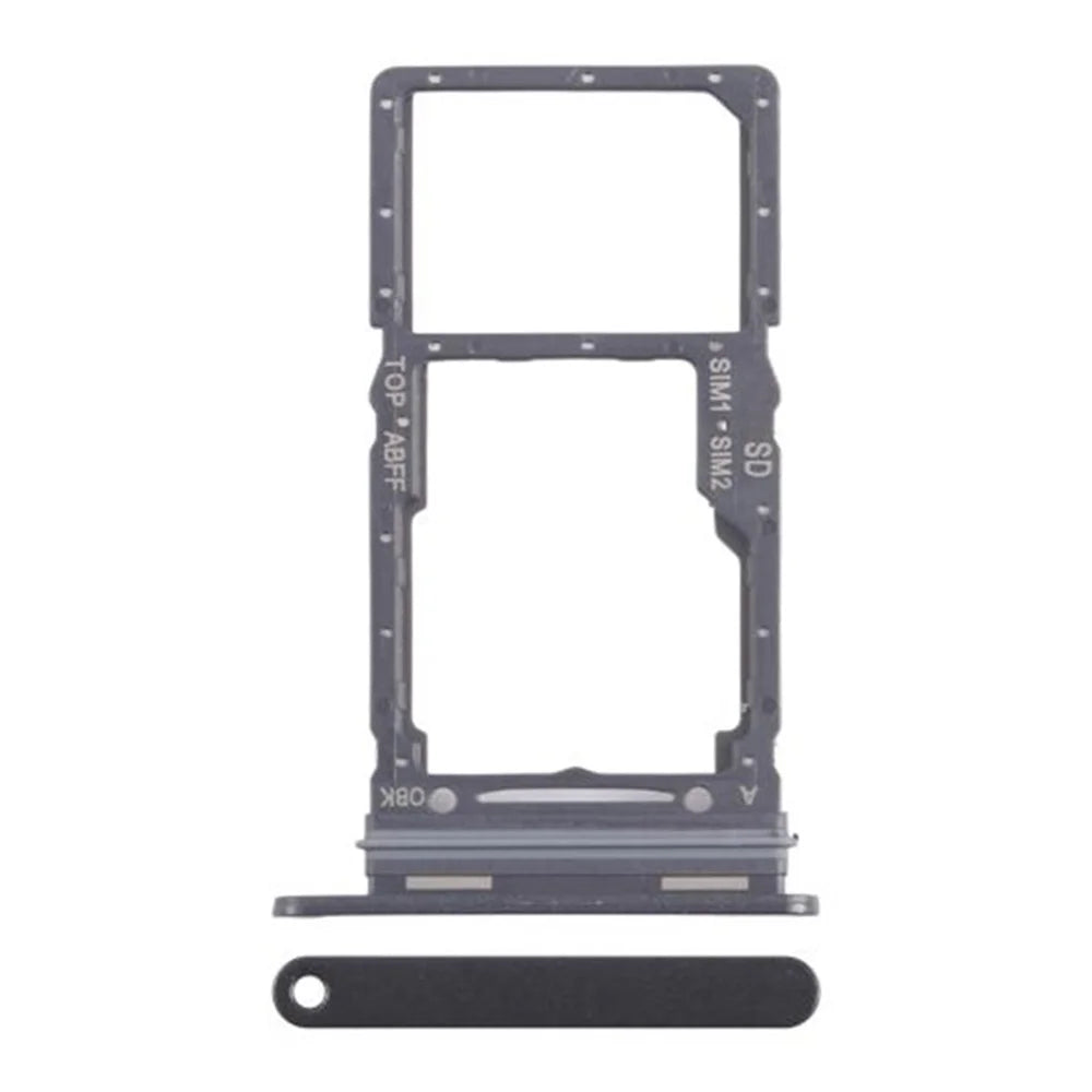 For Samsung Galaxy A26 5G A266 OEM Dual SIM Card Tray Holder Replacement Part (Without Logo) - Black - 1