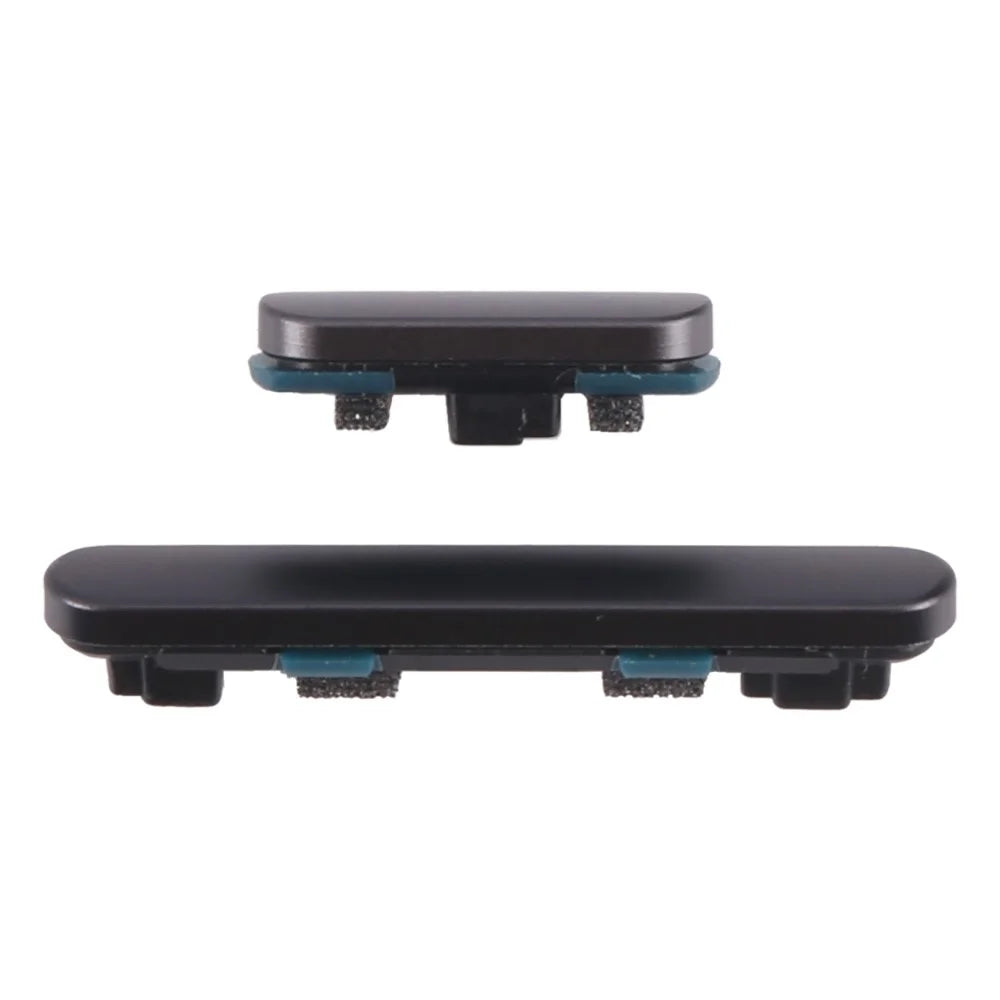 For Google Pixel 8a OEM Side Buttons Set (Mute+Power+Volume Buttons) (Without Logo) - Black - 1
