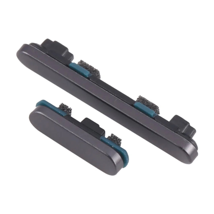 For Google Pixel 8a OEM Side Buttons Set (Mute+Power+Volume Buttons) (Without Logo) - Black - 2