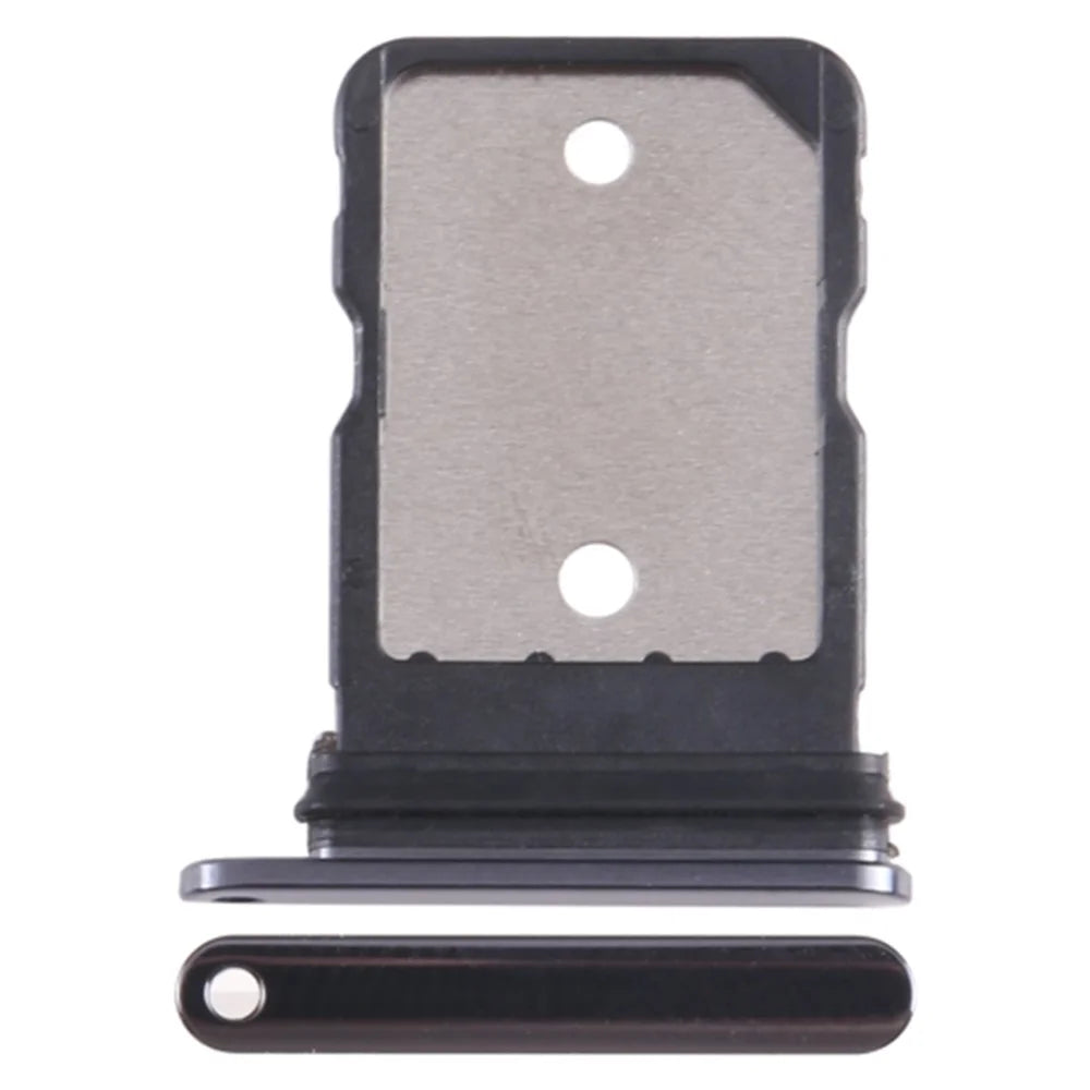 For Google Pixel 8 Pro OEM SIM Card Holder Replacement Part (Without Logo) - Black - 1