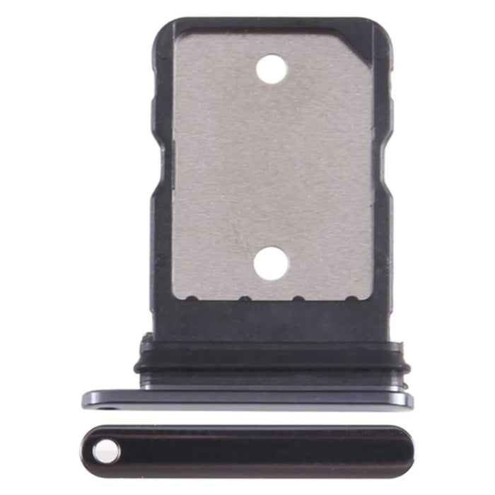 For Google Pixel 8 Pro OEM SIM Card Holder Replacement Part (Without Logo) - Black - 1