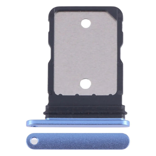 For Google Pixel 8a OEM SIM Card Holder Replacement Part (Without Logo) - Blue - 1