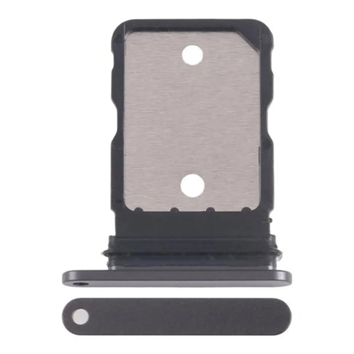 For Google Pixel 9 Pro OEM SIM Card Holder Replacement Part (Without Logo) - Black - 1