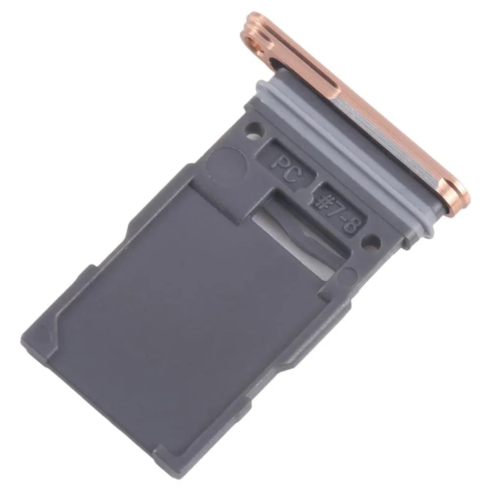 For Samsung Galaxy S24 S921 / S24+ S926 OEM SIM Tray Holder Replacement (Without Logo) - Orange - 3
