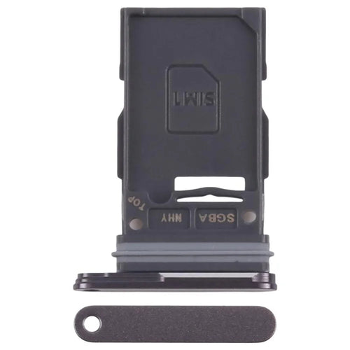 For Samsung Galaxy S24 FE S721 OEM SIM Tray Holder Replacement (Without Logo) - Grey - 1