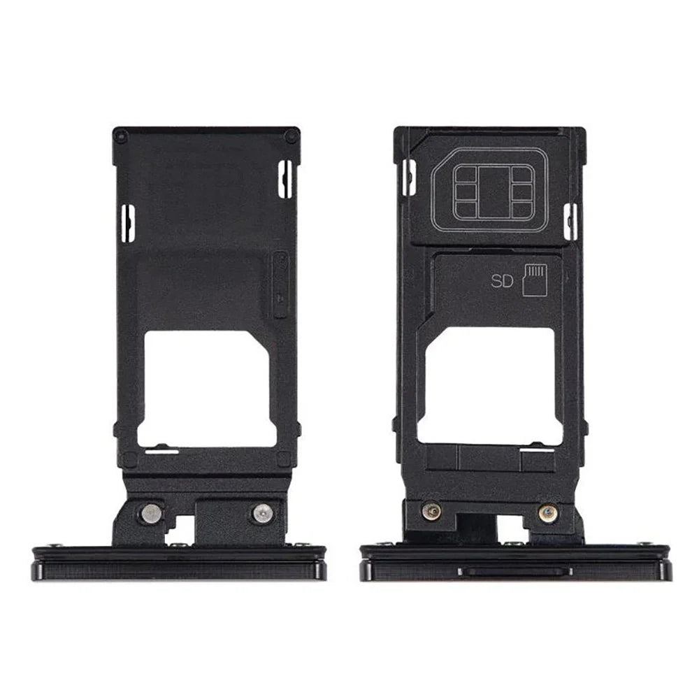 For Sony Xperia XZ2 Premium OEM SIM Tray Holder Replacement (Without Logo) - Black - 1