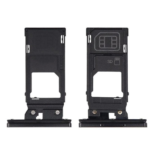 For Sony Xperia XZ2 Premium OEM SIM Tray Holder Replacement (Without Logo) - Black - 1