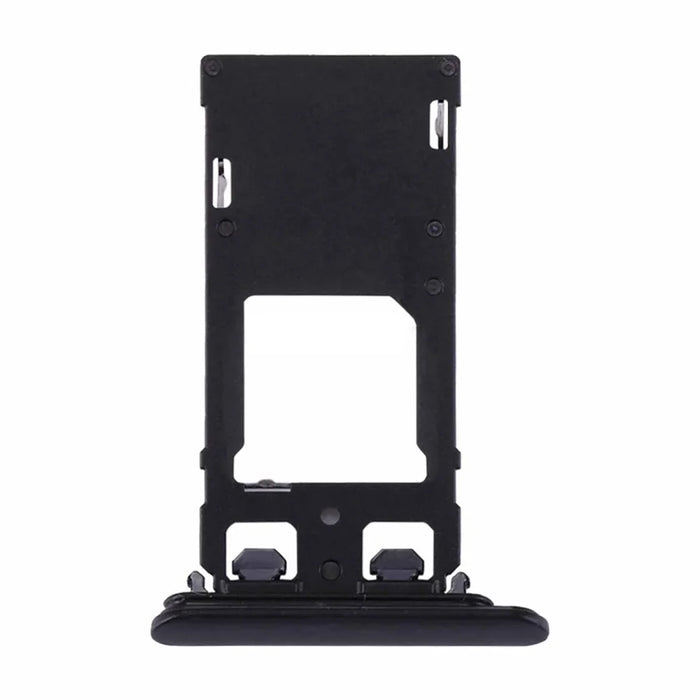 For Sony Xperia XZs OEM Dual SIM Card Tray Holder Replacement Part (Without Logo) - Black - 3