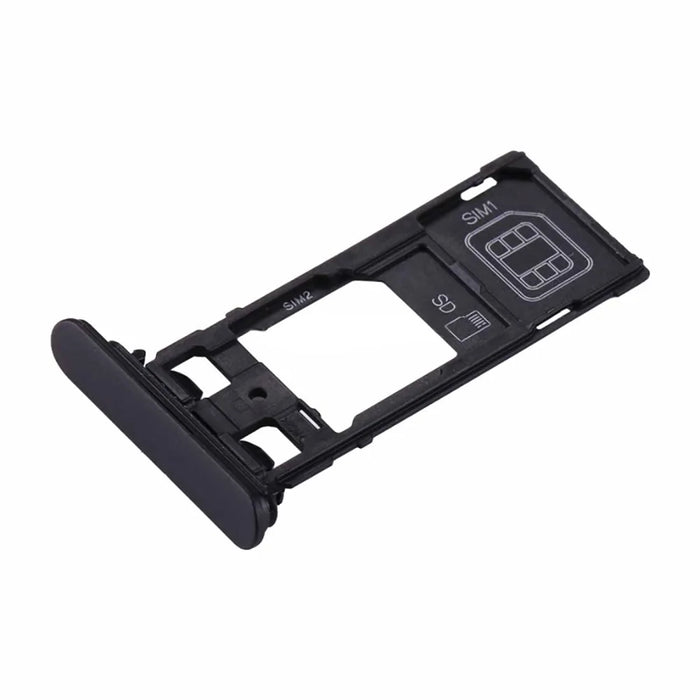 For Sony Xperia XZs OEM Dual SIM Card Tray Holder Replacement Part (Without Logo) - Black - 4