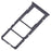 For Xiaomi Poco M6 Pro 4G Dual SIM Card + TF Card Tray Holder Replacement Part (Without Logo) - Black - 2