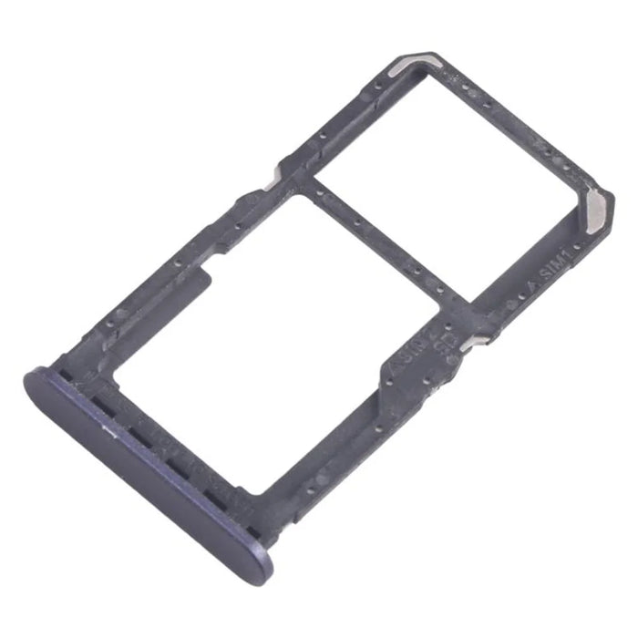For Xiaomi Redmi A3x 4G SIM Card + TF Card Tray Holder Replacement Part (without Logo) - Black - 1