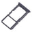 For Xiaomi Redmi A3x 4G SIM Card + TF Card Tray Holder Replacement Part (without Logo) - Black - 2