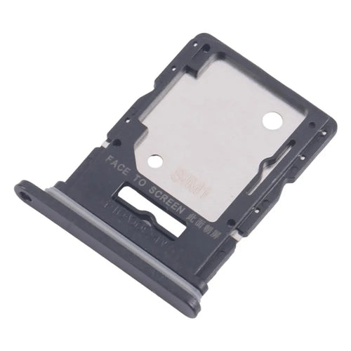 For Xiaomi Redmi Note 14 5G Dual SIM Card Tray Holder Replacement Part (Without Logo) - Black - 1