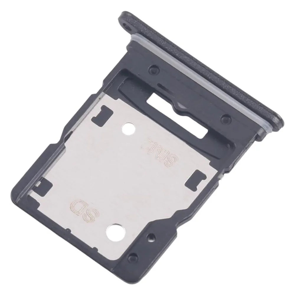 For Xiaomi Redmi Note 14 5G Dual SIM Card Tray Holder Replacement Part (Without Logo) - Black - 2