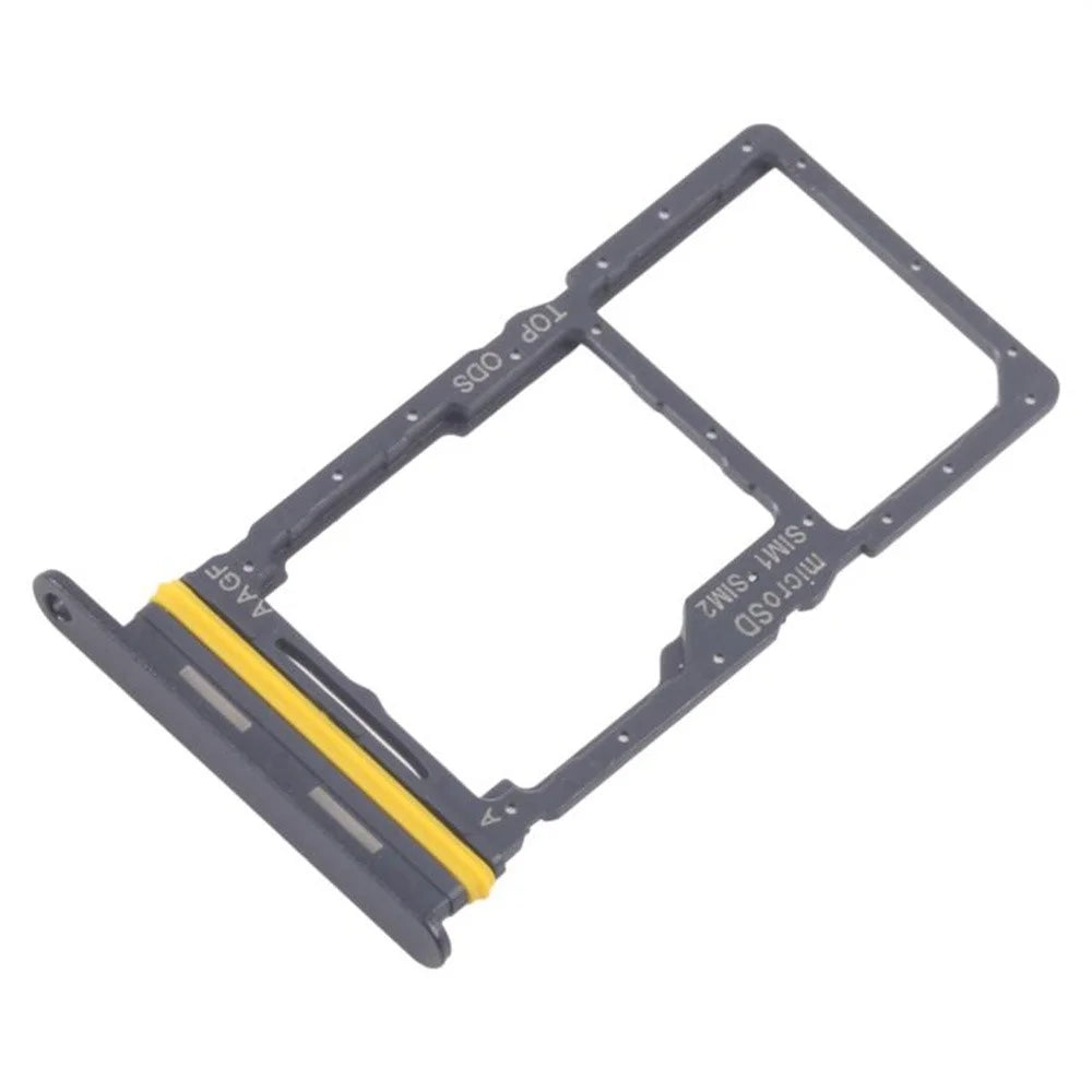 For Samsung Galaxy A17 5G A176 OEM Dual SIM Card Holder Replacement Part (Without Logo) - Black - 2