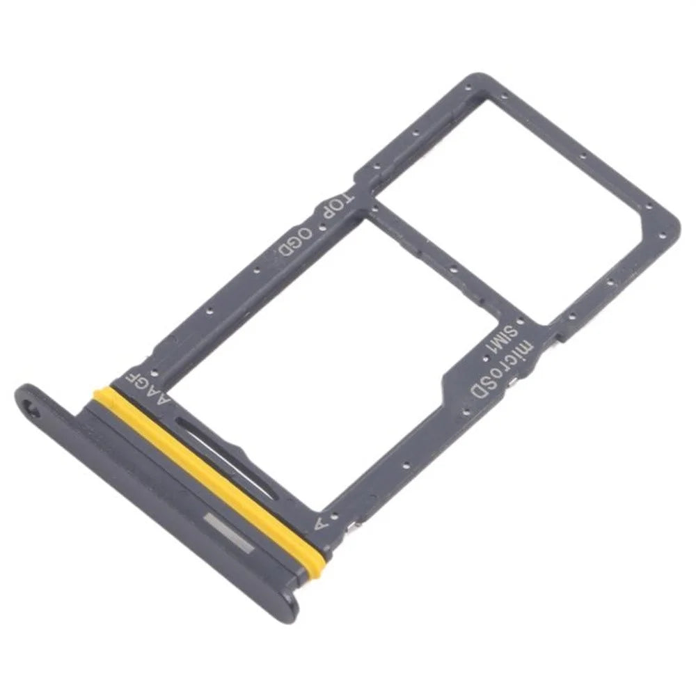 For Samsung Galaxy A17 5G A176 OEM SIM Card + SD Card Tray Holder Replacement Part (Without Logo) - Black - 2
