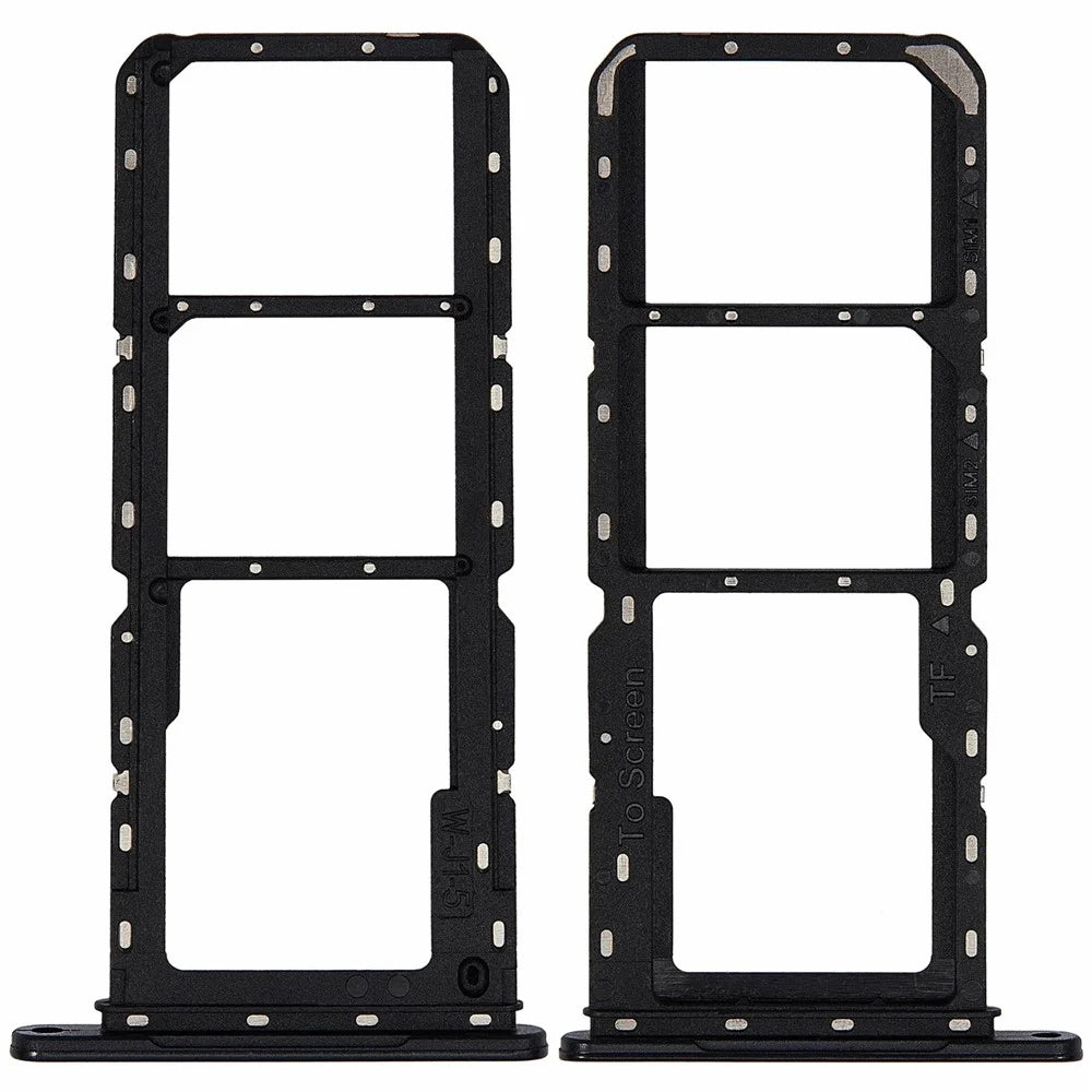 For Samsung Galaxy A14 5G A146P OEM Dual SIM Card Tray Holder Replacement Part (Without Logo) - Black - 1