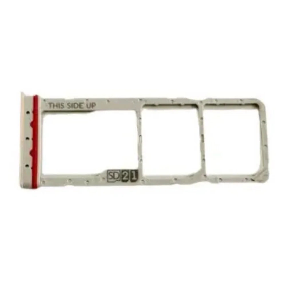 For Motorola Moto E13 4G OEM Dual SIM Card Tray Holder Replacement Part (Without Logo) - White - 2