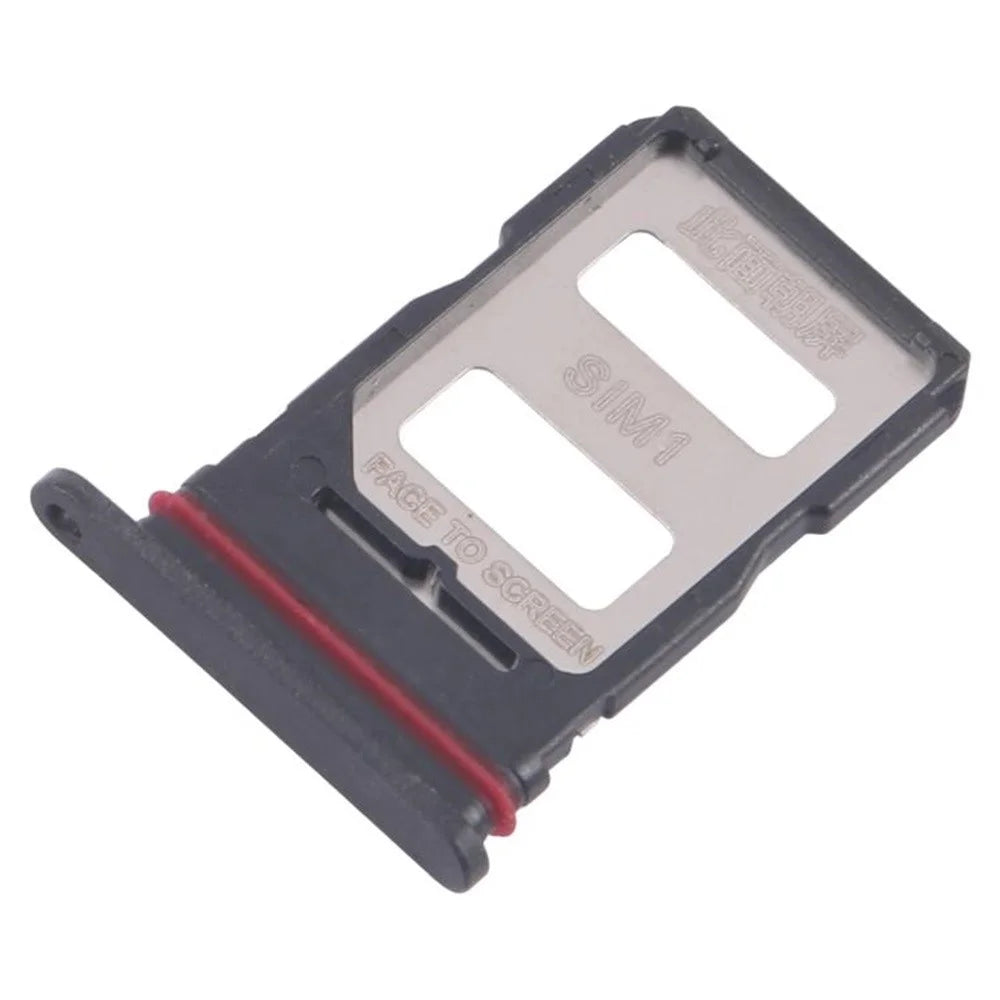 For Xiaomi Poco X7 5G Dual SIM Card Tray Holder Replacement Part (Without Logo) - Black - 1