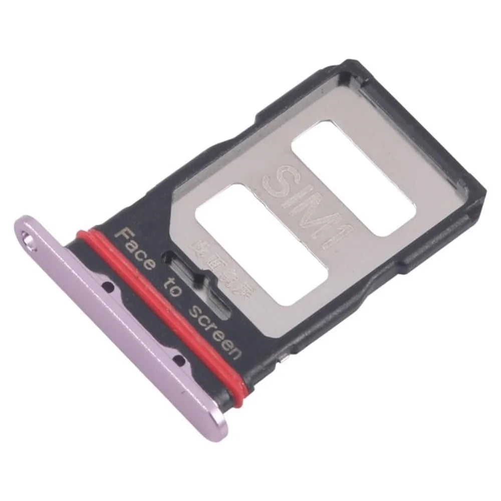 For Xiaomi Redmi K70 5G  /  K70 Pro 5G Dual SIM Card Tray Holder Replacement Part (Without Logo) - Pink - 1