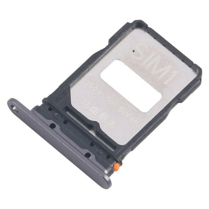For Xiaomi Poco F7 Pro 5G Dual SIM Card Tray Holder Replacement Part (Without Logo) - Black - 1