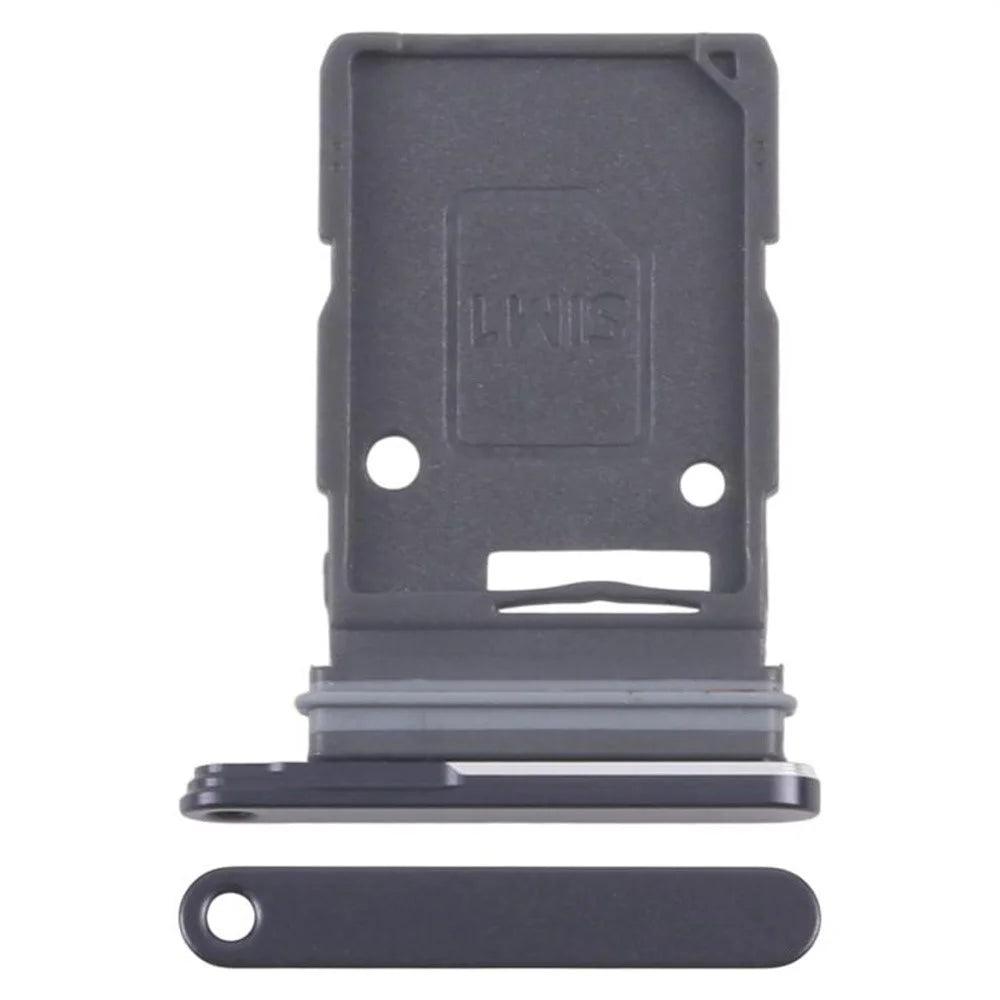 For Samsung Galaxy S26 SM-S942U US Version OEM Single SIM Card Tray Holder Replacement Part (Without Logo) - Black - 1