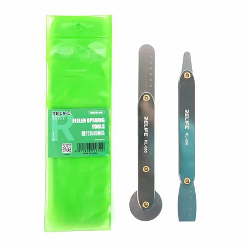 RELIFE RL-060 Metal Opening Repair Pry Crowbar Tool Kit Feeler Dsassembly Set for Phone Screen - 1