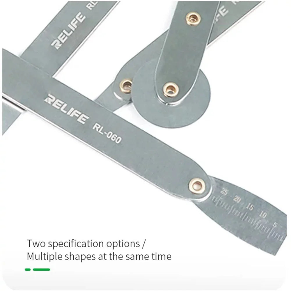 RELIFE RL-060 Metal Opening Repair Pry Crowbar Tool Kit Feeler Dsassembly Set for Phone Screen - 3