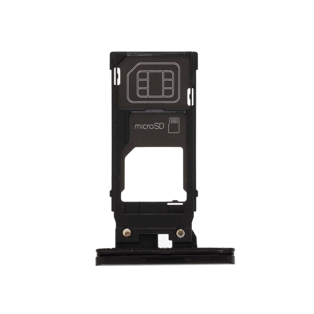 OEM SIM Card Tray Part for Sony Xperia XZ3 H9436/H8416/H9493 - Black - 1